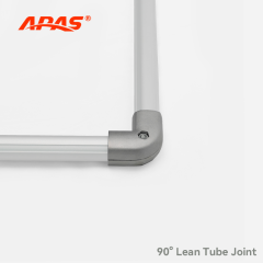 28mm lean tube 90 degree aluminum corner joint