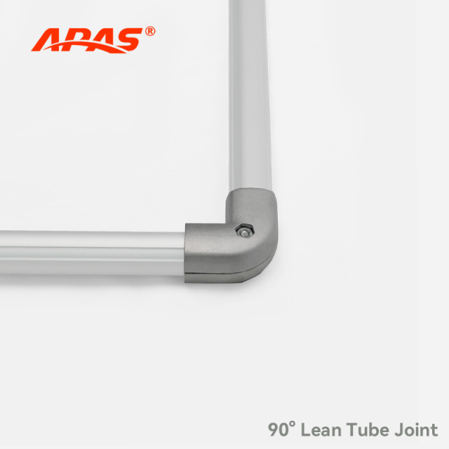 28mm lean tube 90 degree aluminum corner joint