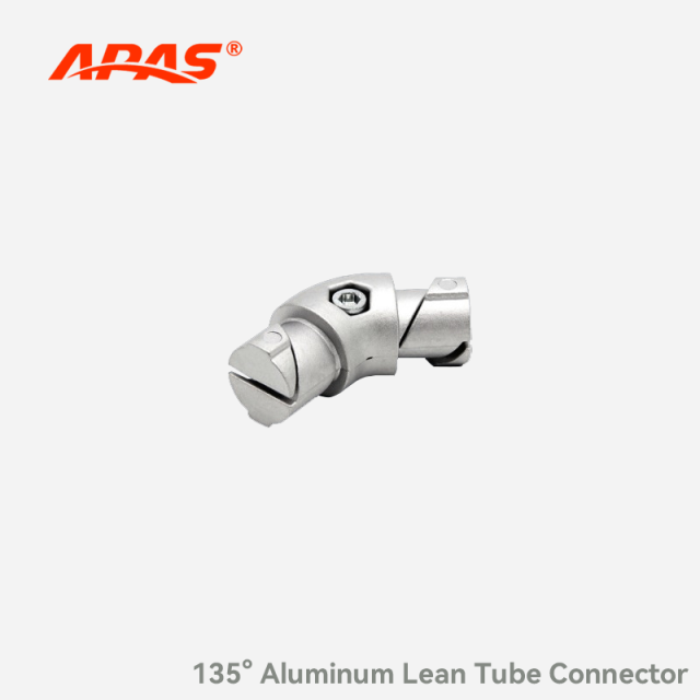 135 Degree Aluminum Lean Tube Connector for lean pipe system