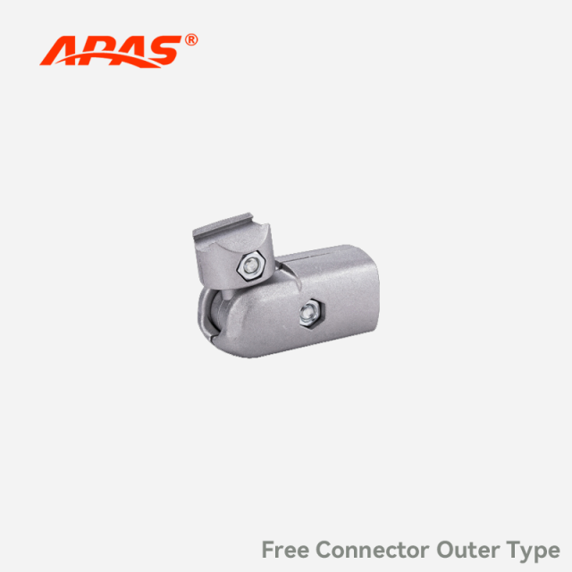 Free Connector Outer Type D28 lean pipe adjustable joint connector for modular pipe frame assembly