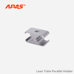 Lean Tube Parallel Holder aluminum pipe holder for modular lean tube systems