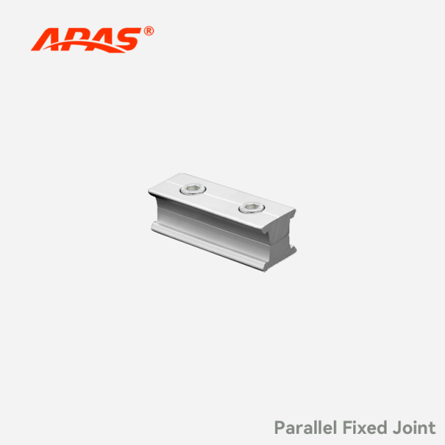 Parallel Fixed Joint B-L50 aluminum lean pipe connector for two-pipe parallel connection