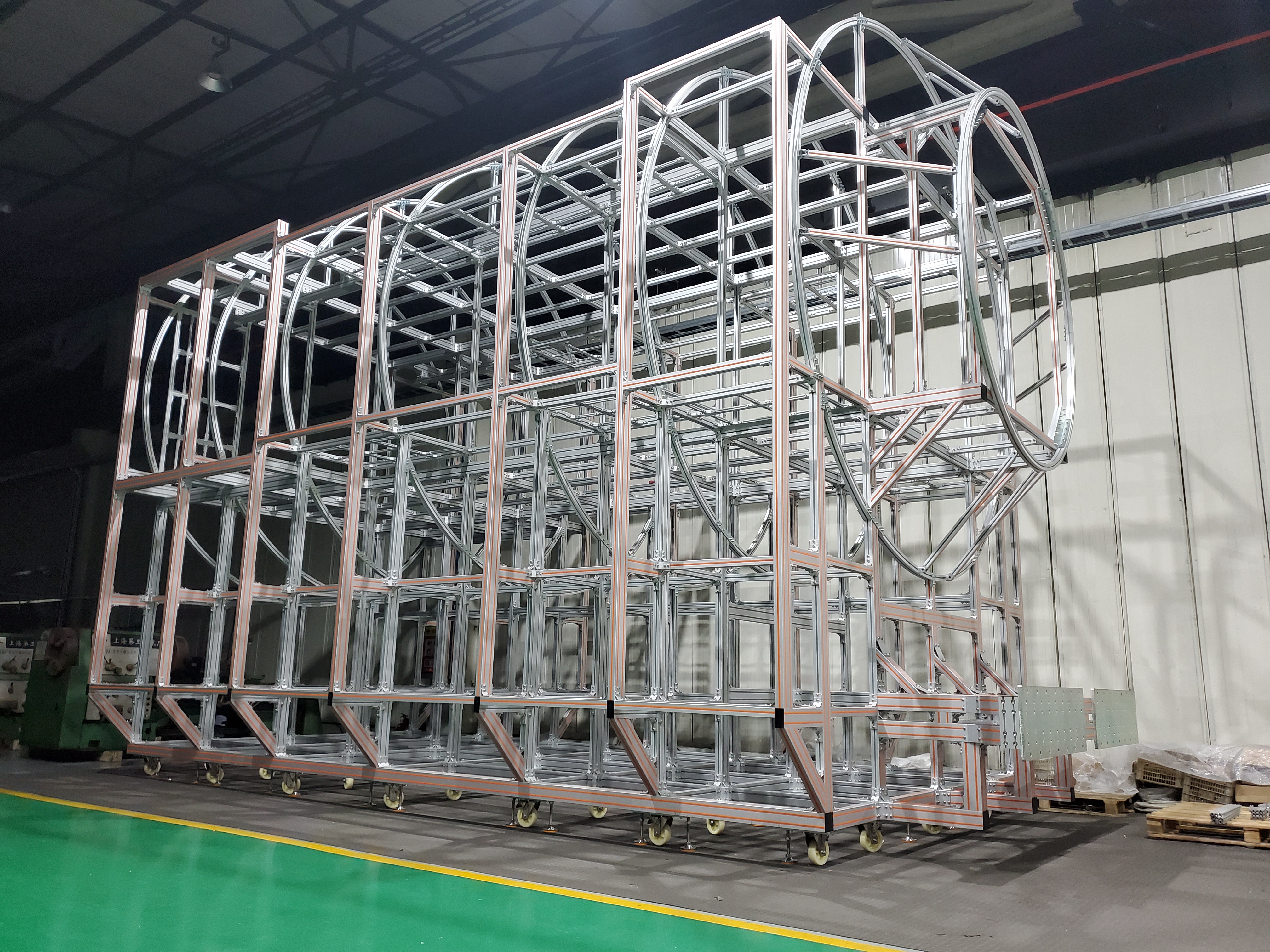 Modular aluminum profile system