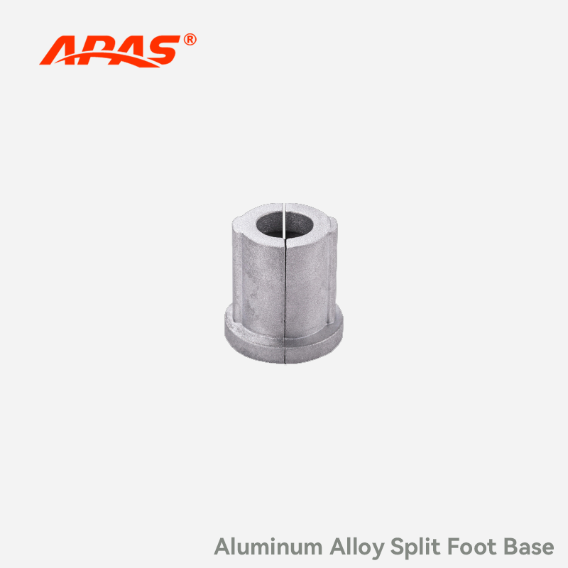 Aluminum alloy split foot base for 28mm lean pipe systems