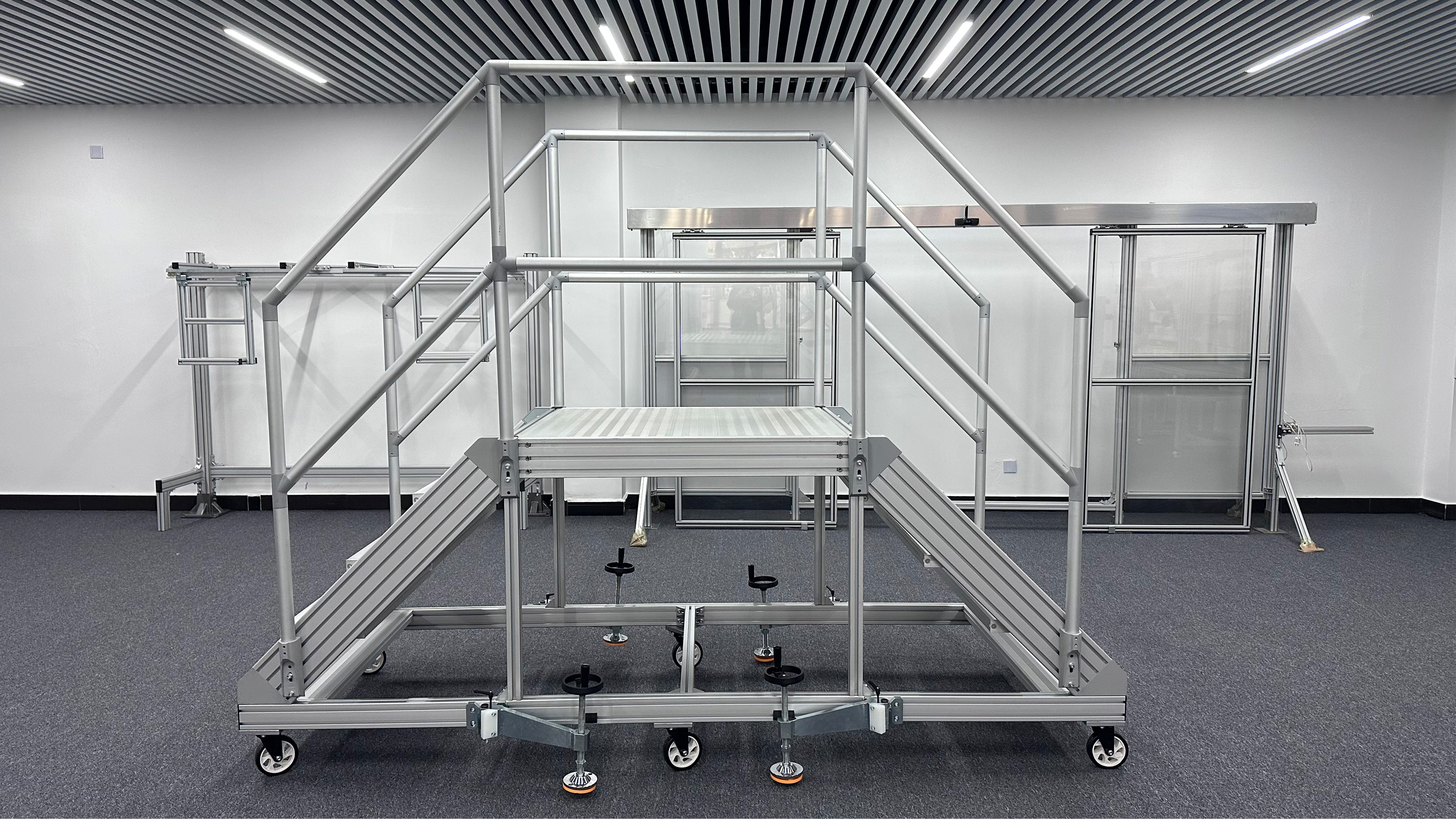 Industrial Modular Stair Platform System Customization
