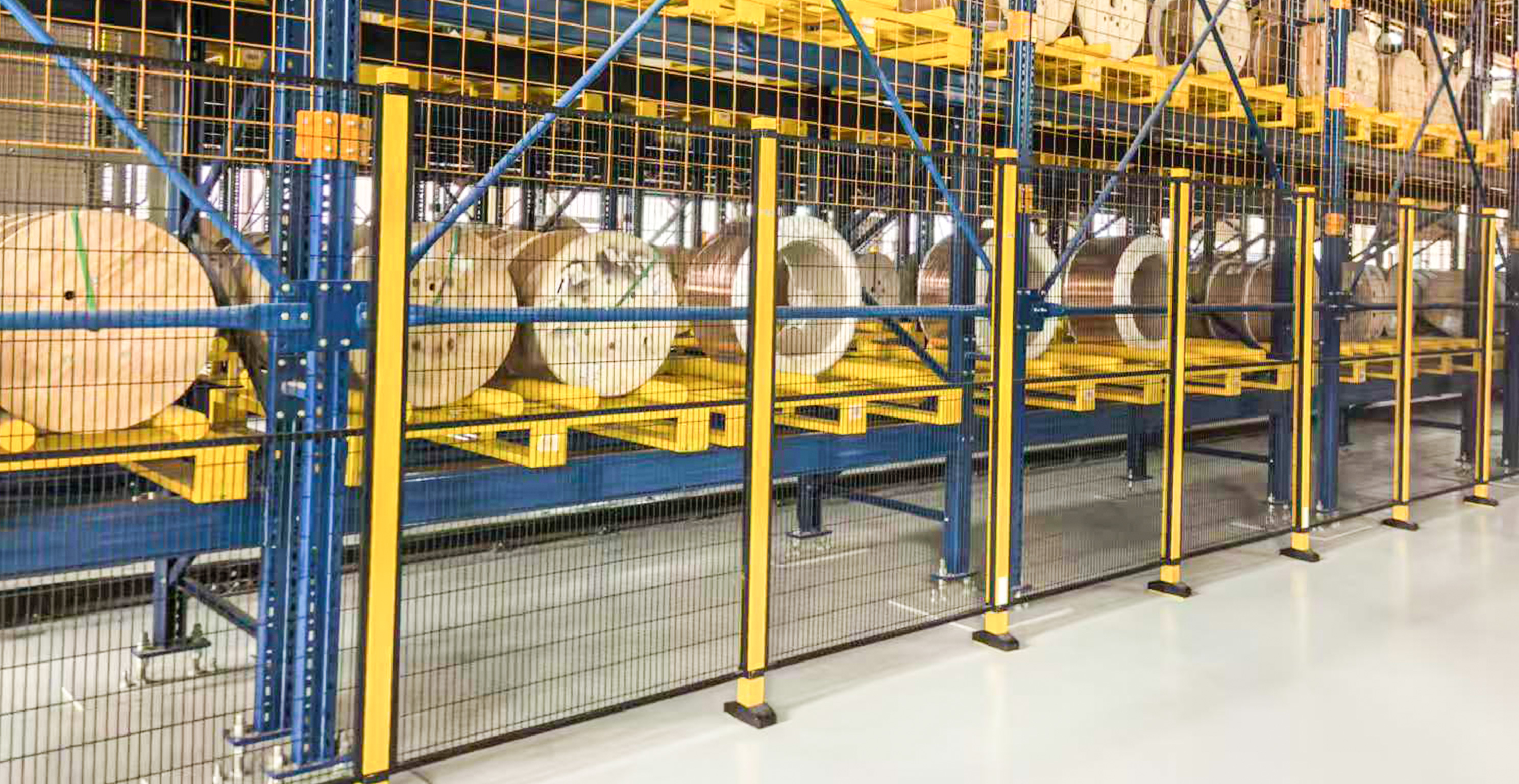 Heavy-Duty Factory Safety Guarding Steel Fence System