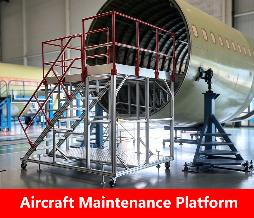 Aircraft MRO Facility Safety Access Maintenance Platform