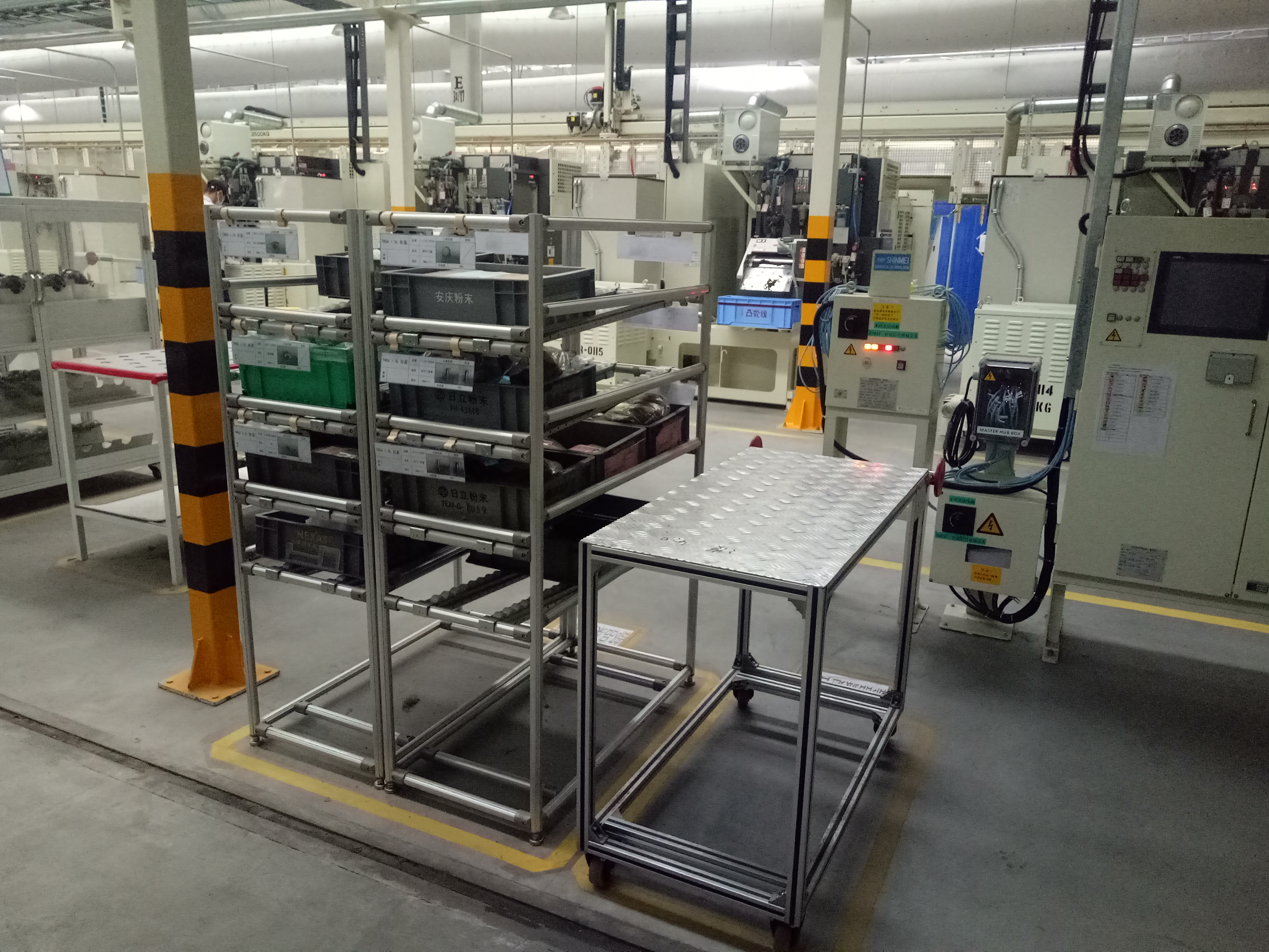 Line Side Flow Rack Material Handling
