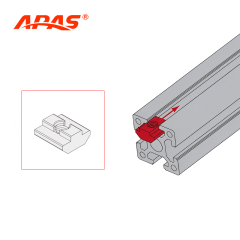 T-Slot Square Nut Installed in Aluminum Extrusion Profile Slot