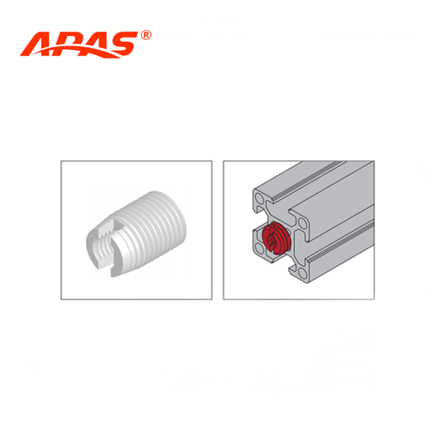 Variable diameter bolt installation application for aluminum extrusion framing systems