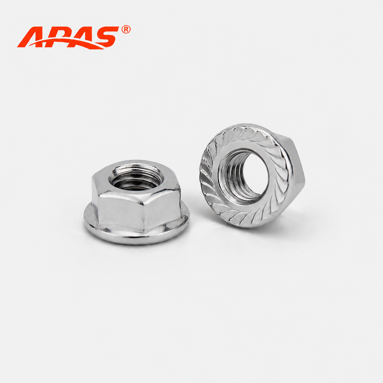 APAS stainless steel serrated flange nuts for T-bolt profile assembly