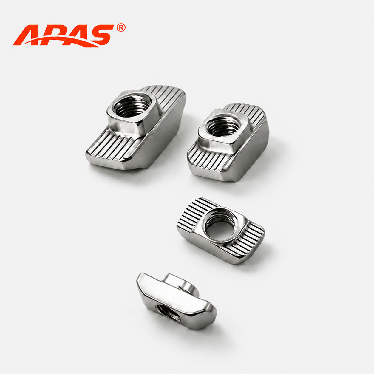T-nut aluminum profile fastener stainless steel T slot nut for industrial aluminum extrusion systems - ARAS