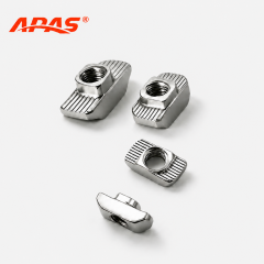 T-nut aluminum profile fastener stainless steel T slot nut for industrial aluminum extrusion systems - ARAS