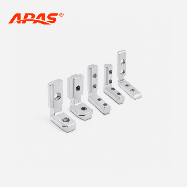 APAS Corner Slot Connectors in various sizes for aluminum extrusion profiles