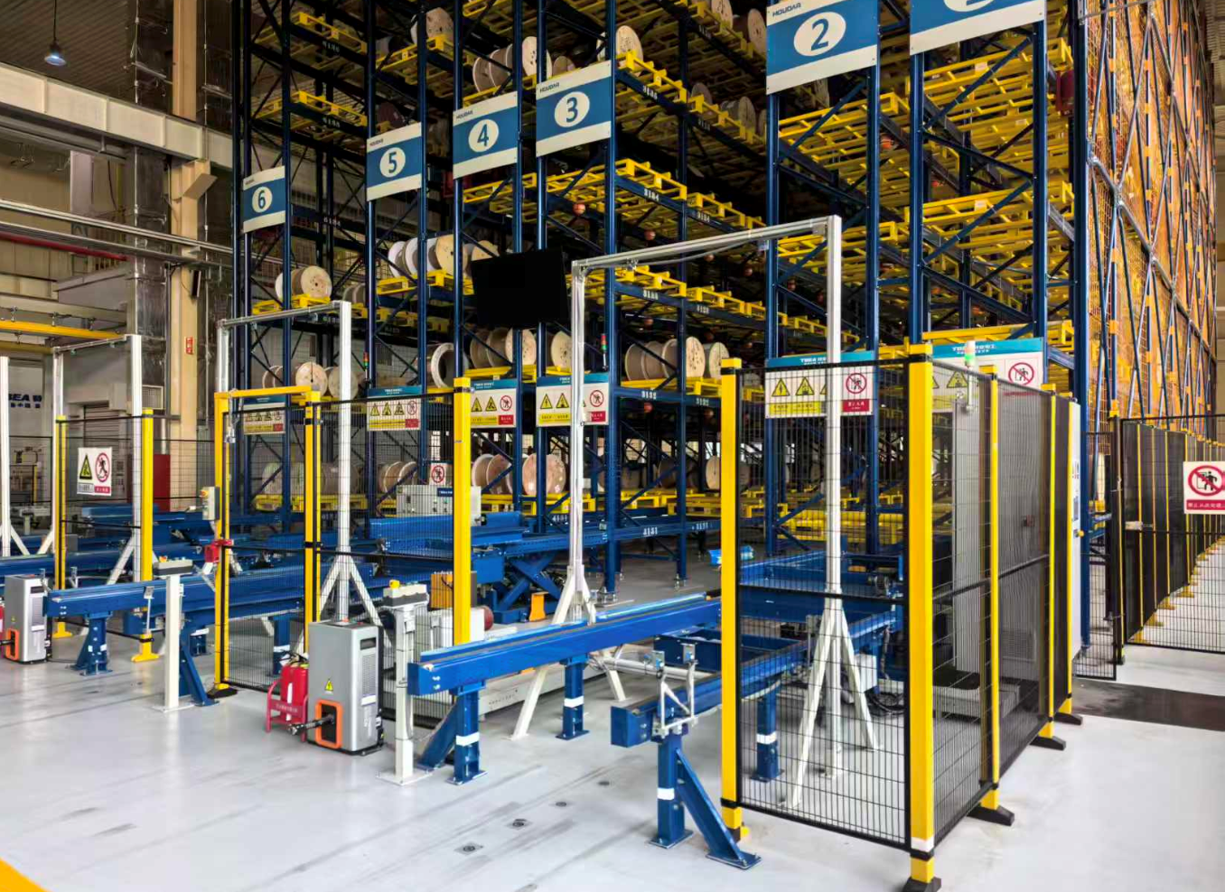 Aluminum profile warehouse safety fencing partition