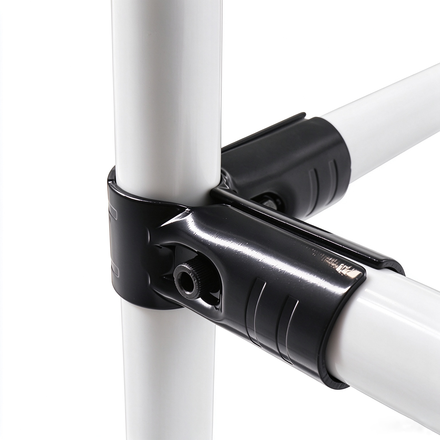 APAS 28mm coated steel lean tube system with dedicated metal connectors