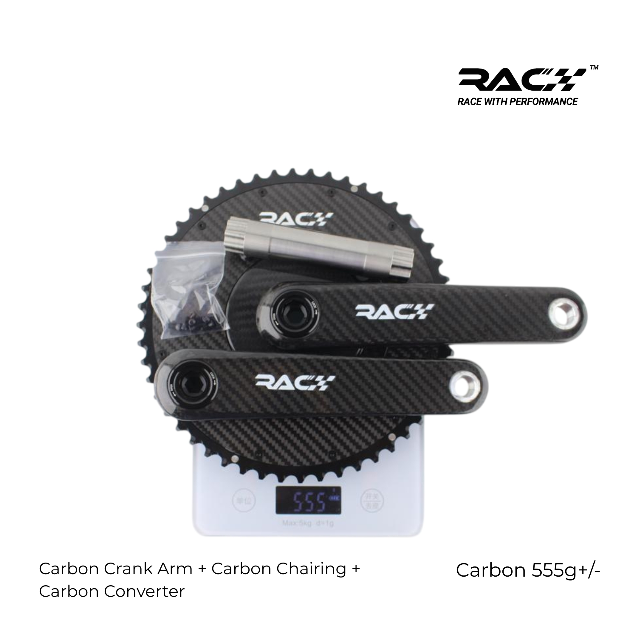 Race One Carbon Crank Set