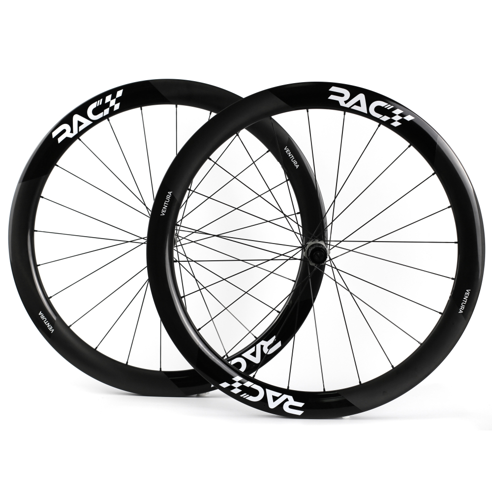 RACE ONE VENTURA Carbon Clincher Wheelset (50mm, Disc Brake)