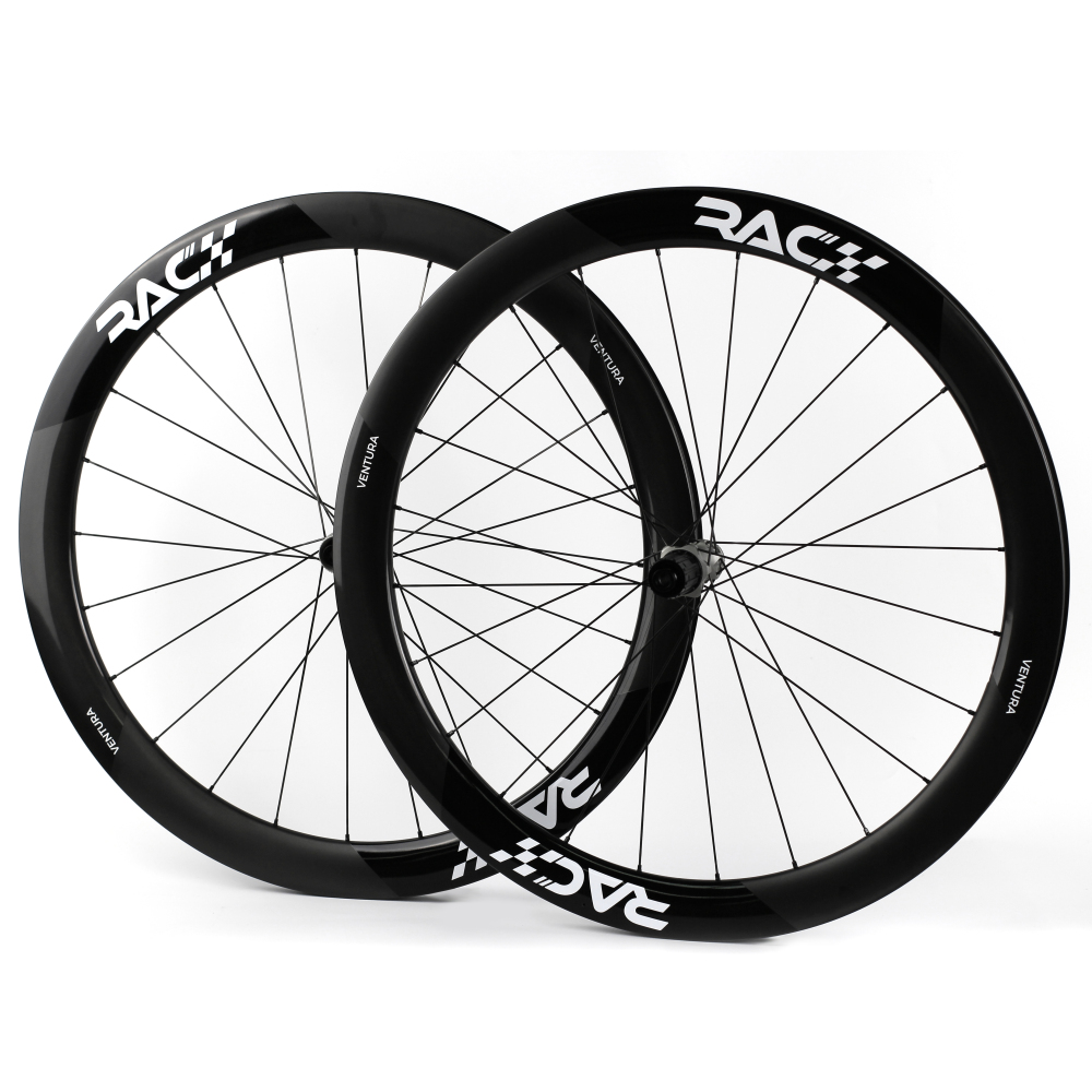 RACE ONE VENTURA Carbon Clincher Wheelset (50mm, Disc Brake)