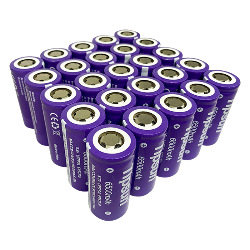32700 6500mAh  3.2V Cylindrical Lifepo4 Cell High Power Battery for  Home Commercial Use