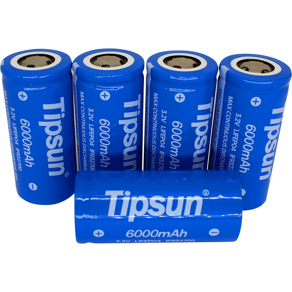 32700 Factory Wholesale 3.2V 6Ah LiFePO4 Cylindrical Battery Cell, Bulk LFP Cells for Home Commercial