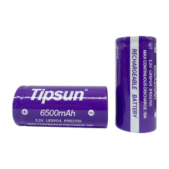 32700 6500mAh  3.2V Cylindrical Lifepo4 Cell High Power Battery for  Home Commercial Use