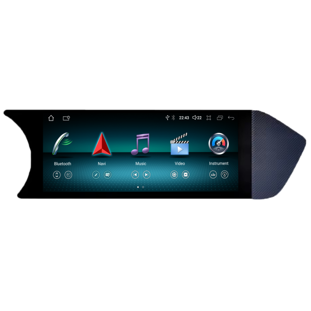 8.8 Inch Car Digital Dashboard Car Dvd Multimedia Radio Player for Mercedes Benz C-Class W204 S204wireless Carplay Android AUTO Screeb Car Audio Stereo Player Touch Screen Customization Wholesale Source Factory 8581 Qualcomm 665 680
