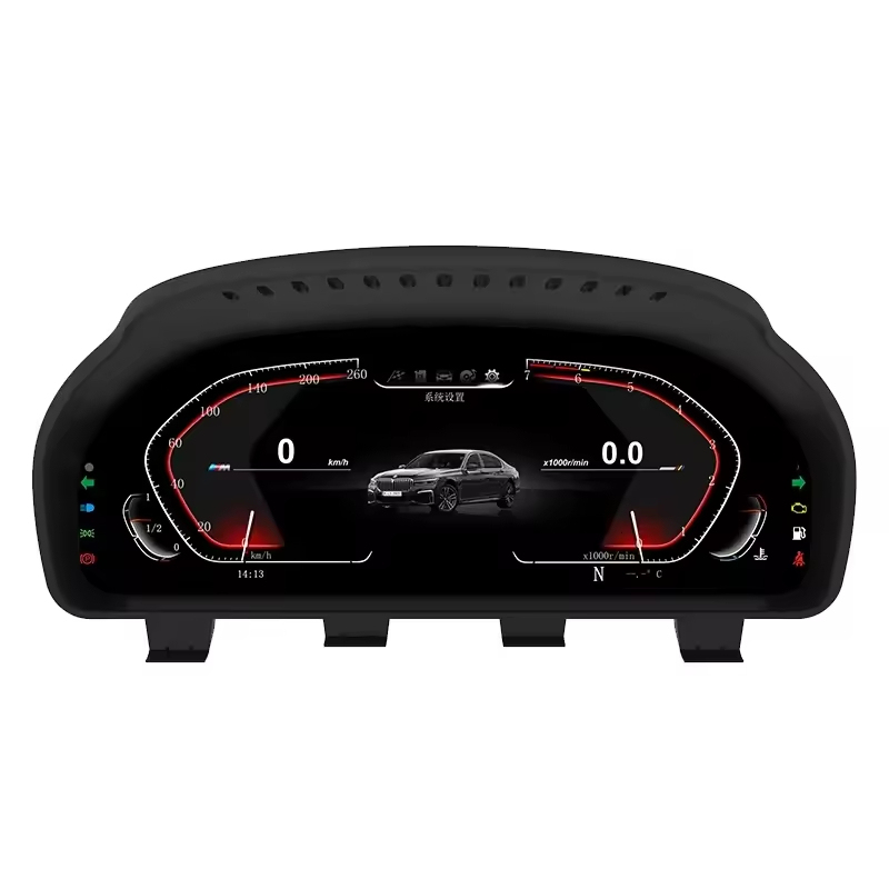 12.3 Inch Multimedia Digital Screen Instrument Cluster Monitor for Bmw F10 New Upgrade 5 Series Car Digital Dashboard HD Screen Speed Fuel Volume Factory Wholesale Customization