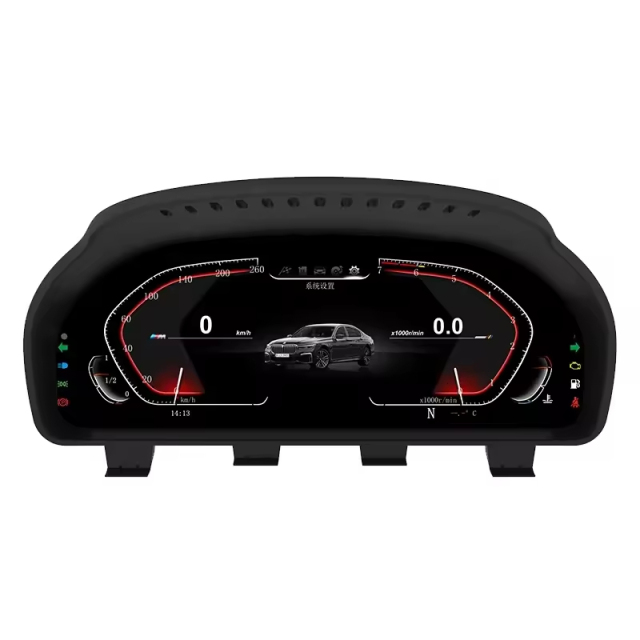 12.3 Inch Multimedia Digital Screen Instrument Cluster Monitor for Bmw F10 New Upgrade 5 Series Car Digital Dashboard HD Screen Speed Fuel Volume Factory Wholesale Customization