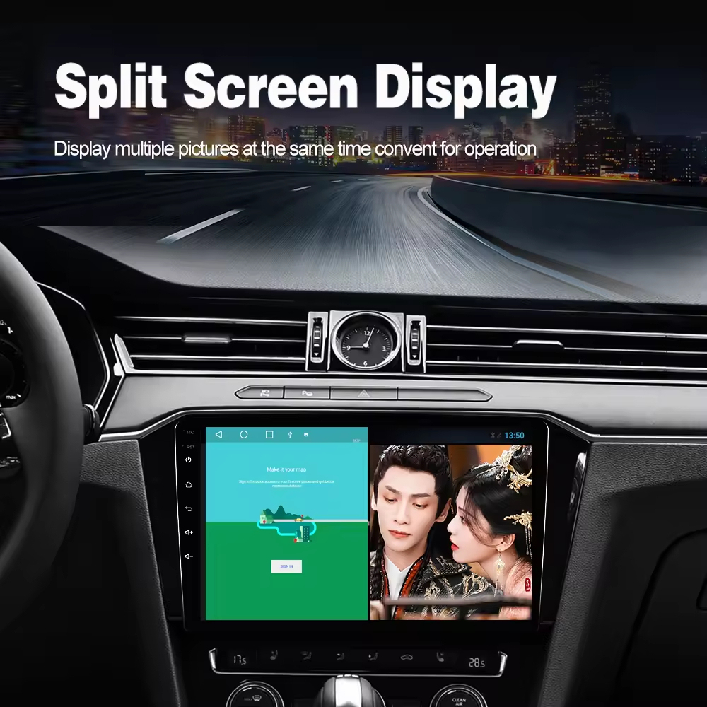 7/9/10 Inch Car Radio Audio Stereo Dvd Player Multimedia Wireless Carplay Wired Auto GPS BT Touch Screen for Universal Monitor Dashboard Source Factory Wholesale Customization TS18 TS10 T100 8227 8257  8581 7862 665 680