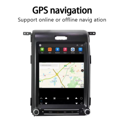 Android 14 12.1 Inch Car Dvd Radio Audio Stereo Player Touchscreen for 2013-2015 Ford F150 With Carplay Android Auto GPS Navigation BT Car Multimedia Entertainment System