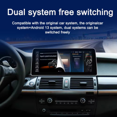 Android 14 Car Audio Auto Radio Dvd Player for Bmw X5 E70 X6 E71 2007-2013 Android Stereo radio Car Screen Carplay Touch Screen 8581 Qualcomm 665 680 Car Entertainment System Multimedia Player
