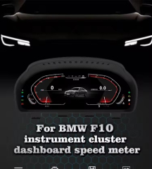 12.3 Inch Multimedia Digital Screen Instrument Cluster Monitor for Bmw F10 New Upgrade 5 Series Car Digital Dashboard HD Screen Speed Fuel Volume Factory Wholesale Customization