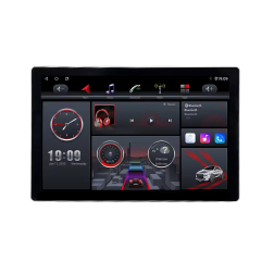 13.inch Android 13 360 Degrees Rotating 2 Din Universal Car Head Unit Car Radio Player Audio Stereo DVD Player Wireless Carplay Android Auto Touch Screen GPS Navigation Subwoofer  Universal Tesla Style Screen