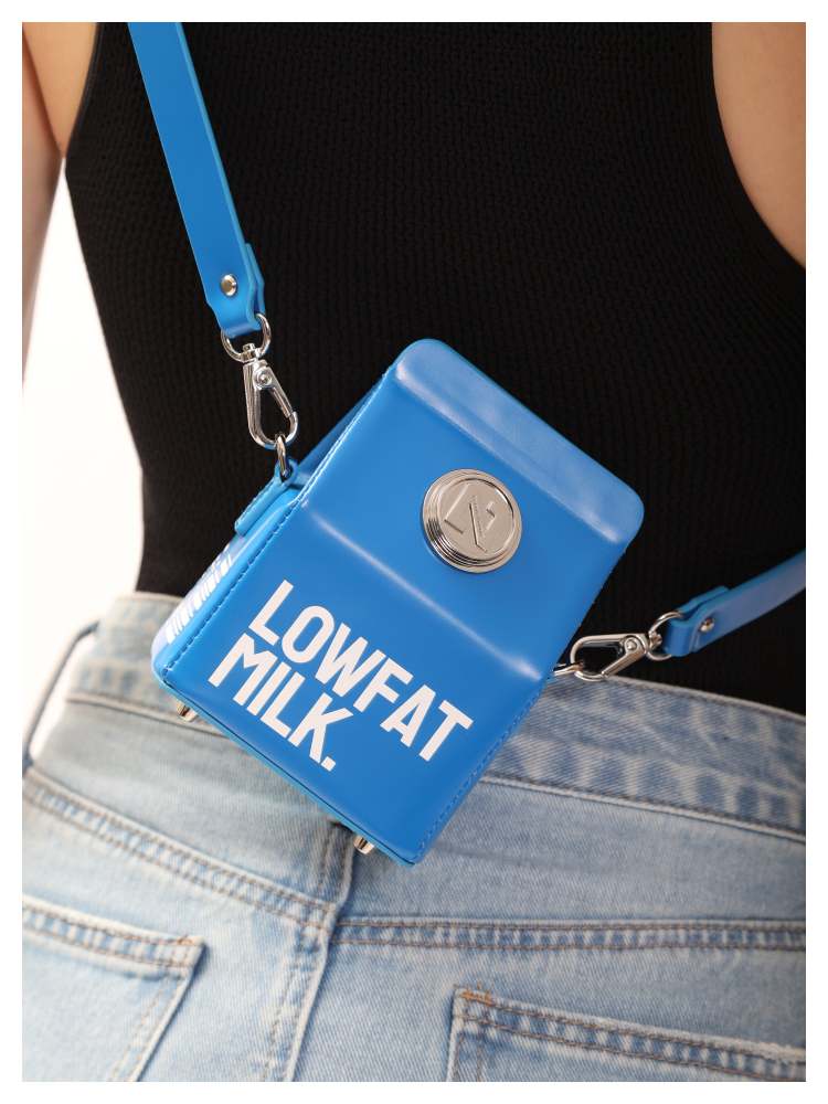 NBM Milk carton series Blue（Round Card)