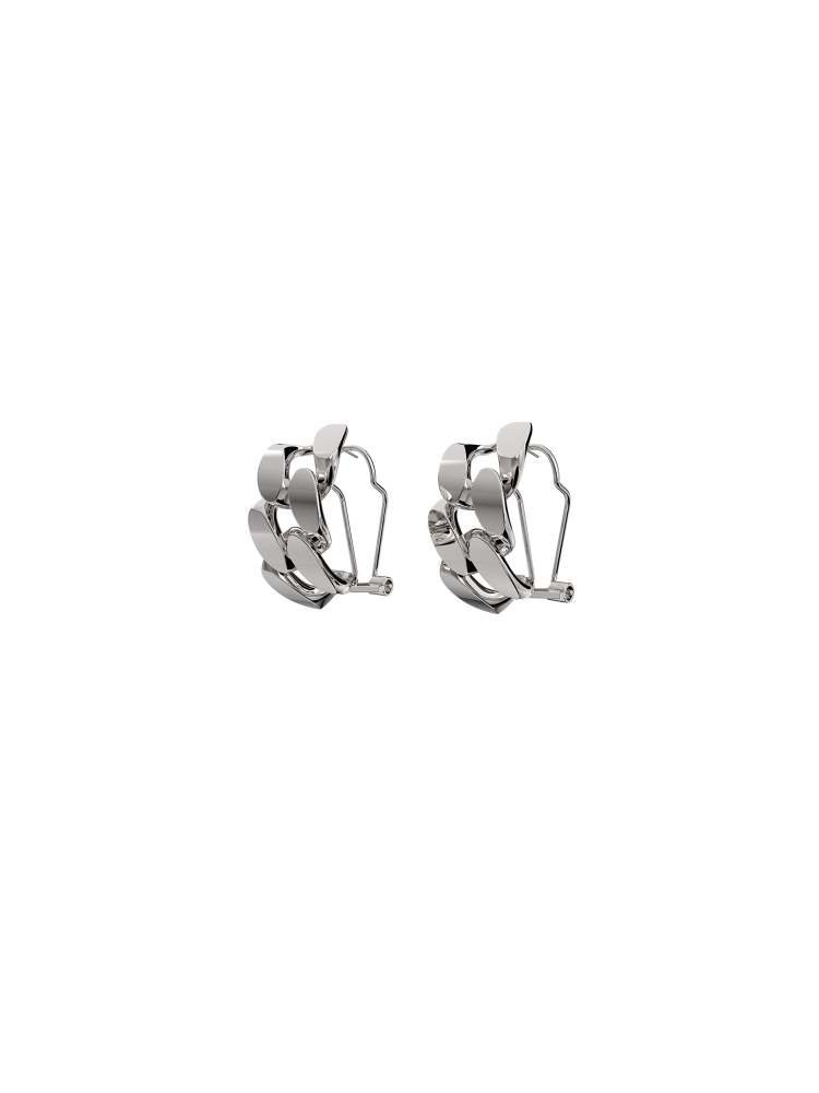 "Chain" Minimalist Silver-tone Earrings
