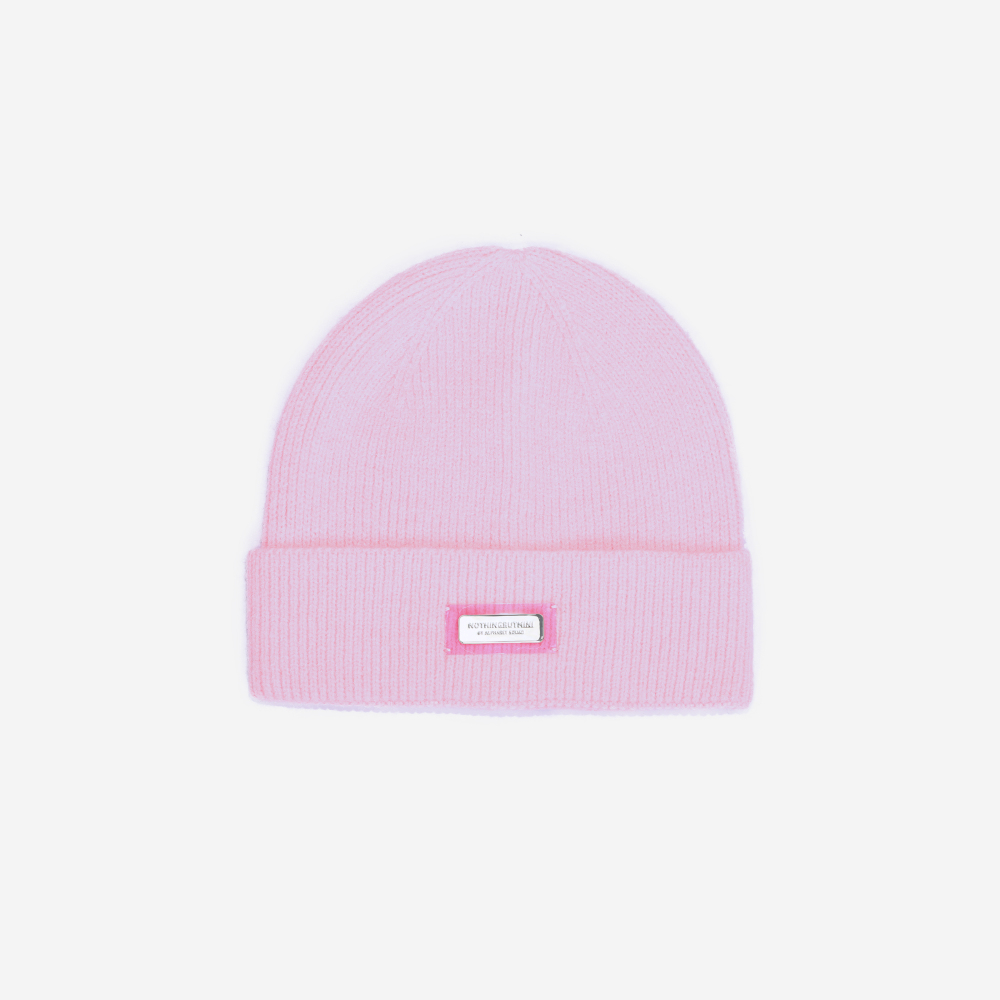 NBM metal logo threaded beanie hat (Blue)