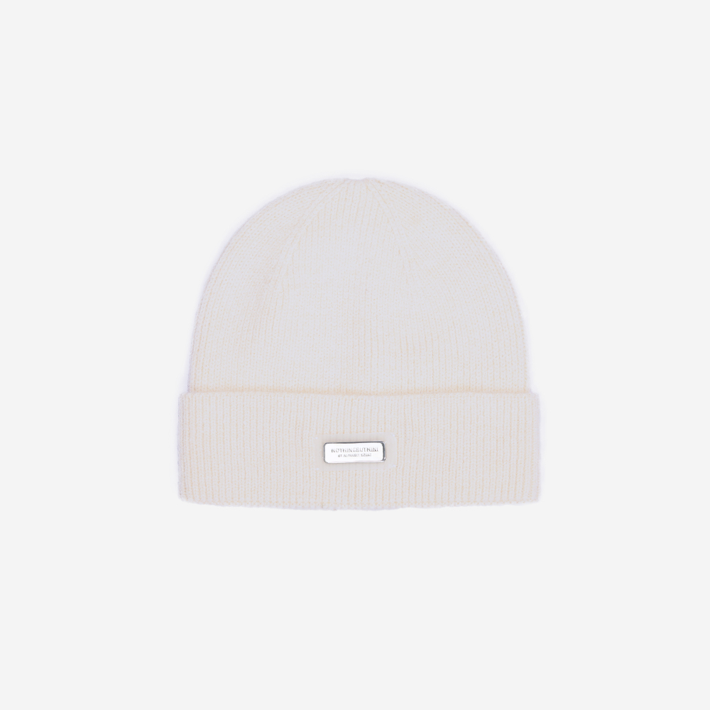 NBM metal logo threaded beanie hat (Blue)