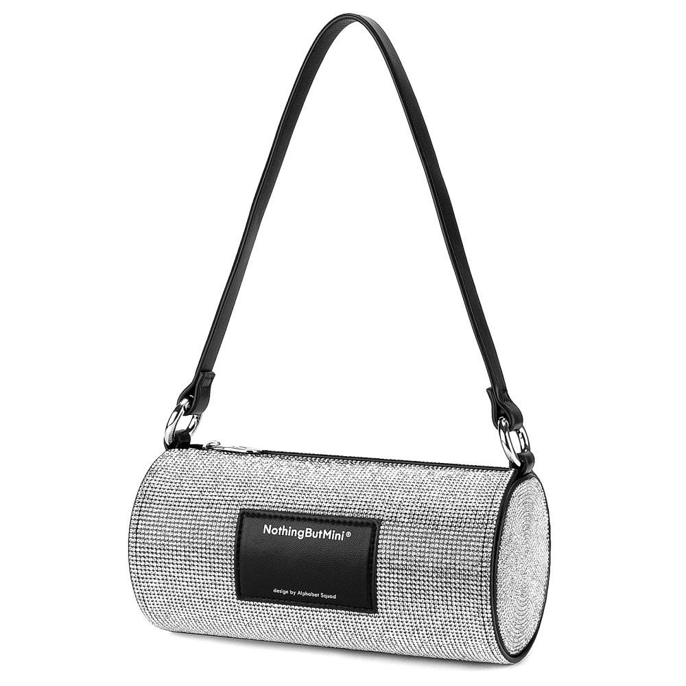 Diamond bowling hand bag（Crystal Black）