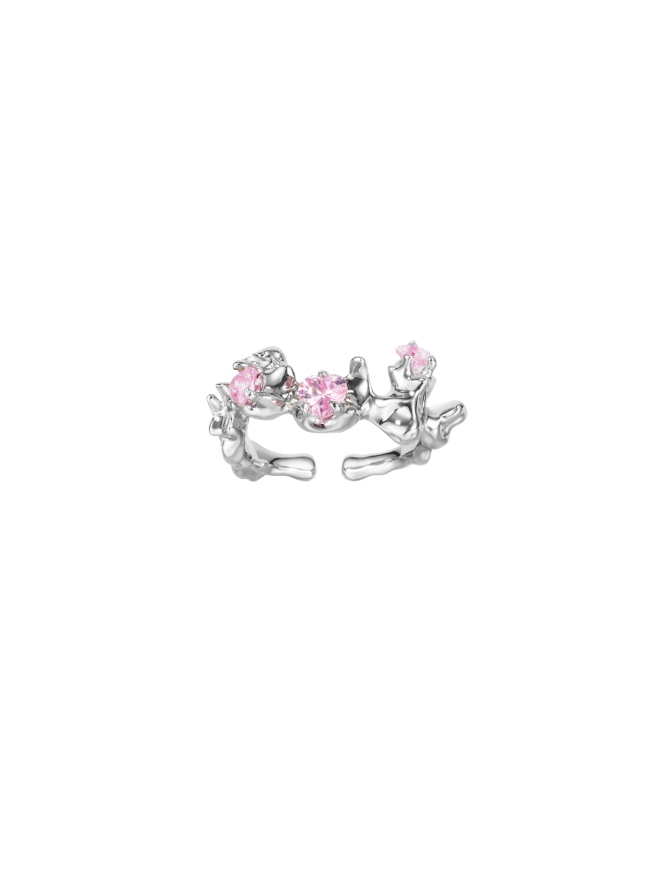 NBM 2024 Zircon Lava Ring（Crystal Diamond Zircon）