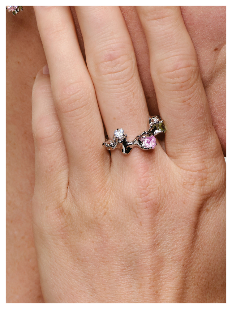 NBM 2024 Zircon Lava Ring（Crystal Pink）