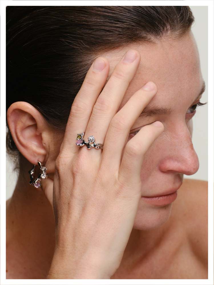 NBM 2024 Zircon Lava Ring（Crystal Pink）