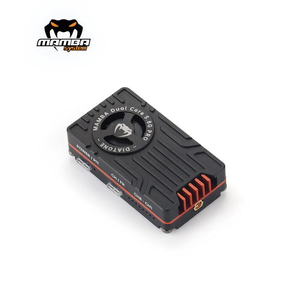 MAMBA 5.8G 2.5W Pro Dual Core Video Transmitter 2.5W High-power CNC Housing Inner Fan FPV Fixed-wing Long-distance