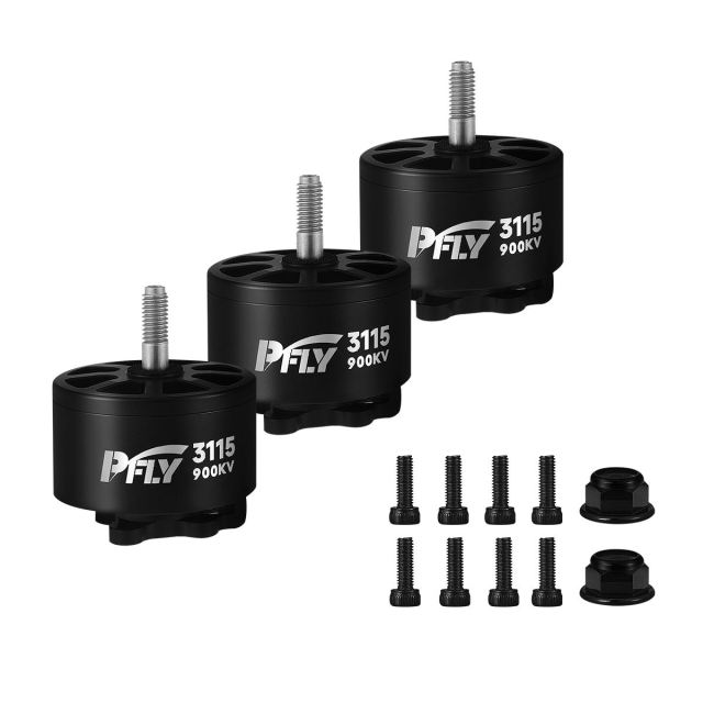 900KV PFLY-3115 Brushless Motor for FPV Drone RC Multirotor X-Class FPV Motor No reviews yet  certified