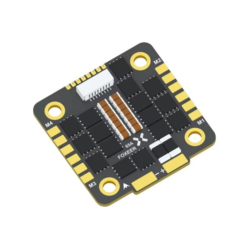 Foxeer Reaper F4 128K 65A BLHELI32 4in1 Brushless ESC 3-8S DSHOT1200 for Flight Controller Stack RC FPV Racing Drone