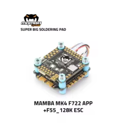 MAMBA MK4 Stack F722 APP Flight Controller &BLHeli_32 F45 F55 F65_128K 4in1 Brushless ESC DSHO1200 for FPV Drone