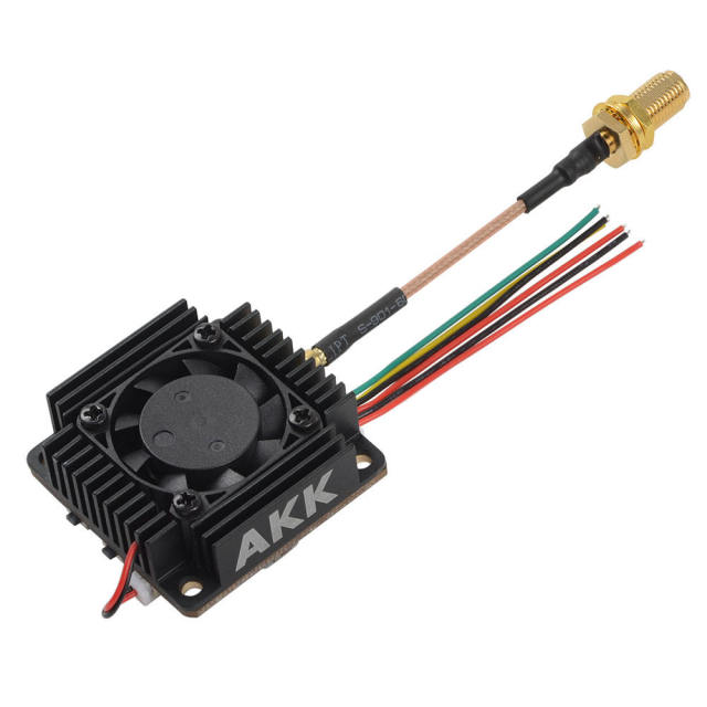 AKK Ultra Long Range VTX 4.9G/5.8G 3W up to 10Km VTX with Fan MIC Smartaudio 30.5*30.5mm for RC FPV Drone Fpv Drone Vtx
