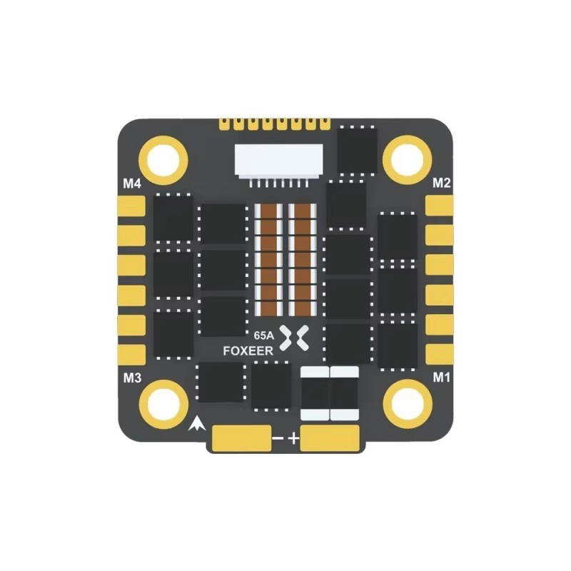 Foxeer Reaper F4 128K 65A BLHELI32 4in1 Brushless ESC 3-8S DSHOT1200 for Flight Controller Stack RC FPV Racing Drone