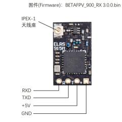 FPV Accessories Spare Parts JHEMCU ELRS 915MHZ ExpressLRS 900RX CRSF ELRS 915 Receiver for Long Rang FPV Racing Drone/Airplane