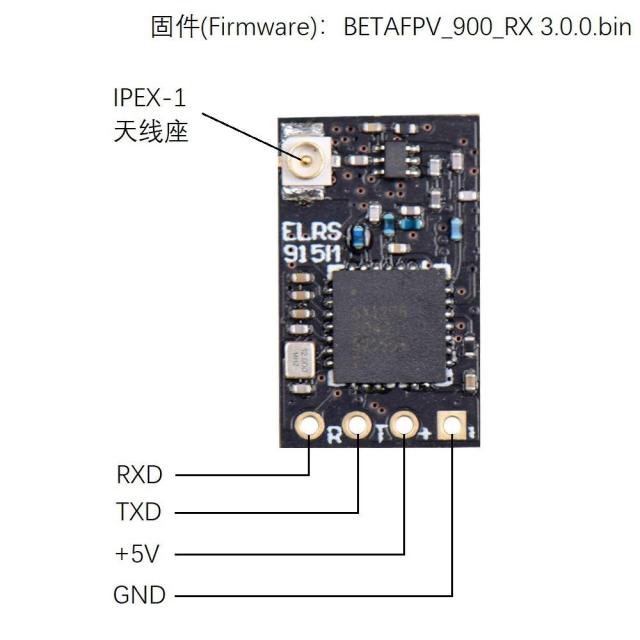 FPV Accessories Spare Parts JHEMCU ELRS 915MHZ ExpressLRS 900RX CRSF ELRS 915 Receiver for Long Rang FPV Racing Drone/Airplane